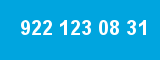 922 123 08 31 922 123 08 31